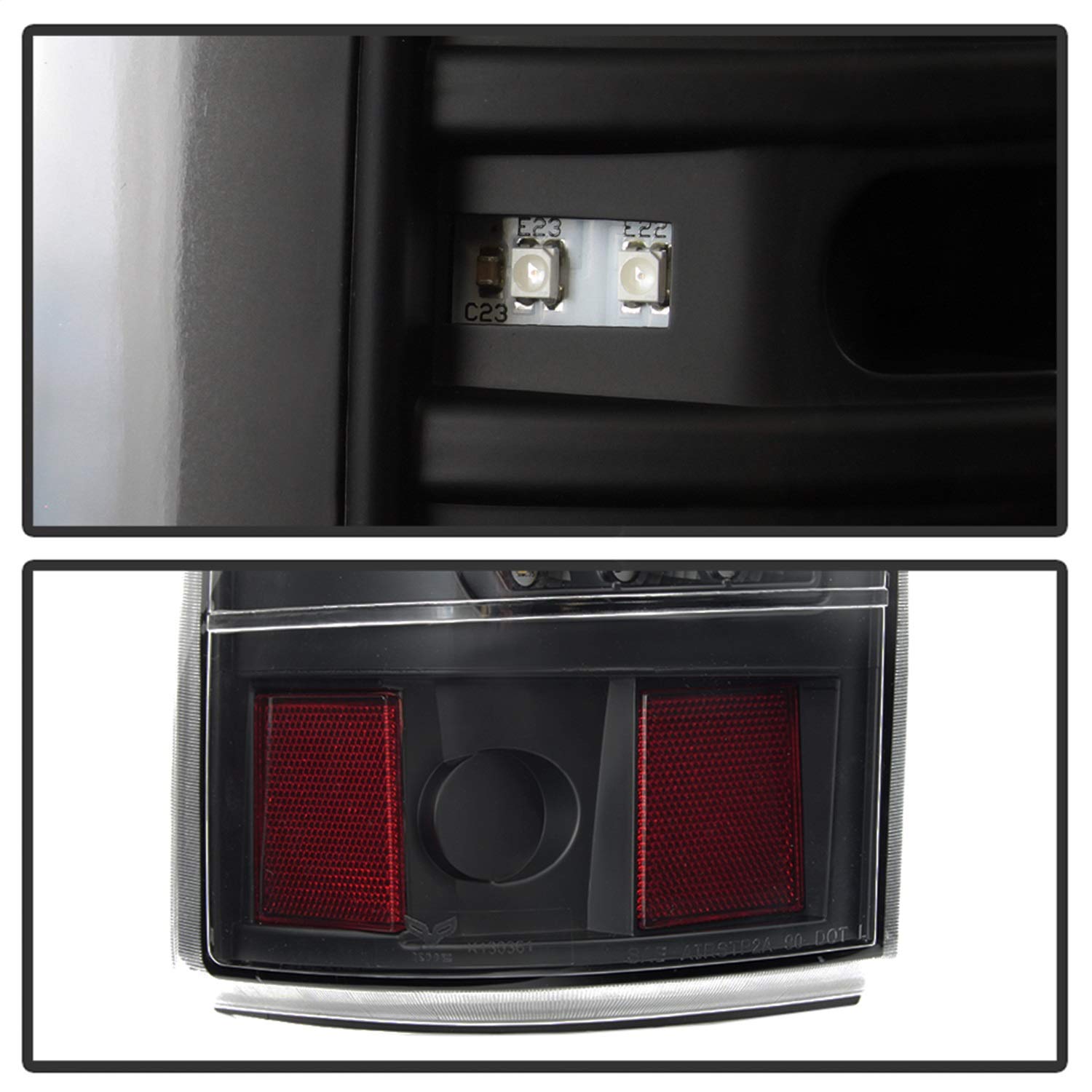 Tail Light Xtune ALT-JH-CSIL03-LED-BK, 1 Pack