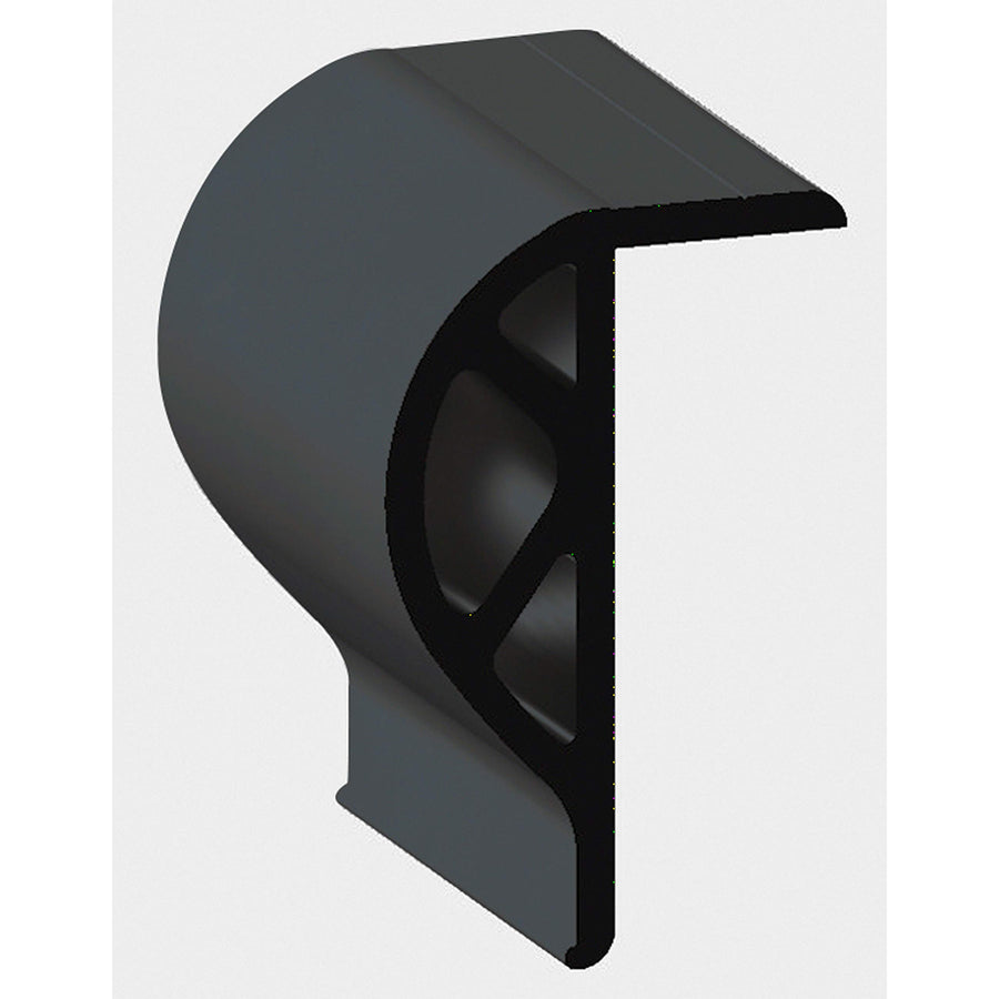 Dock Edging Taylor Made 46019 Commercial P Shape Black 10' Straight
