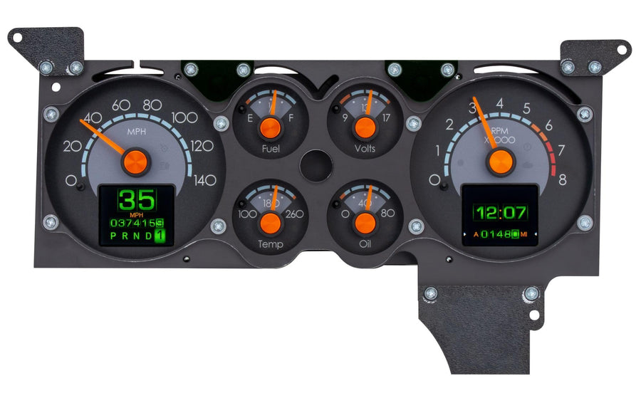 Dakota Digital RTX-86C-MC-X Retrotech Gauge System Compatible with 1986-88 Chevy Monte Carlo Late Design Style