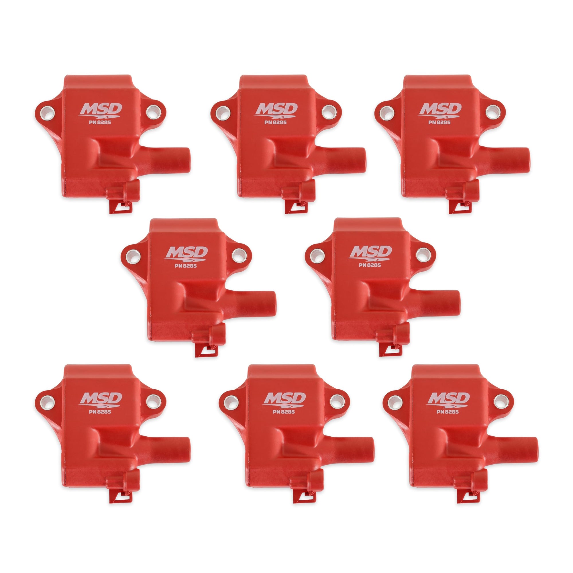 Pro Power Series MSD 82858 Ignition Coils, Red, 8-Pack