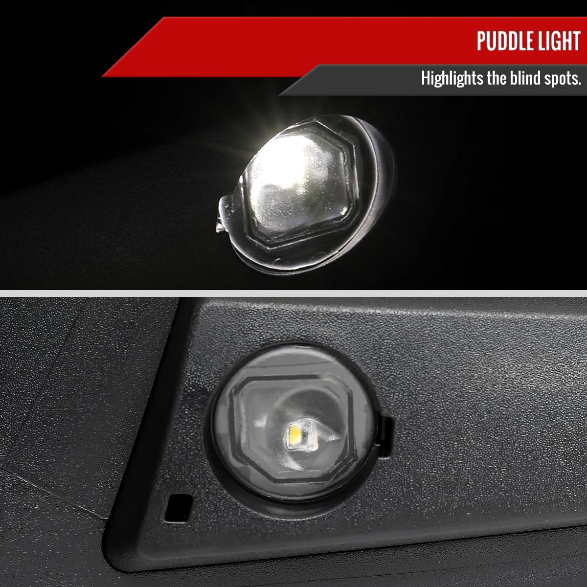 GMC Sierra 1500 SPEC-D TUNING Mirror Black Texture