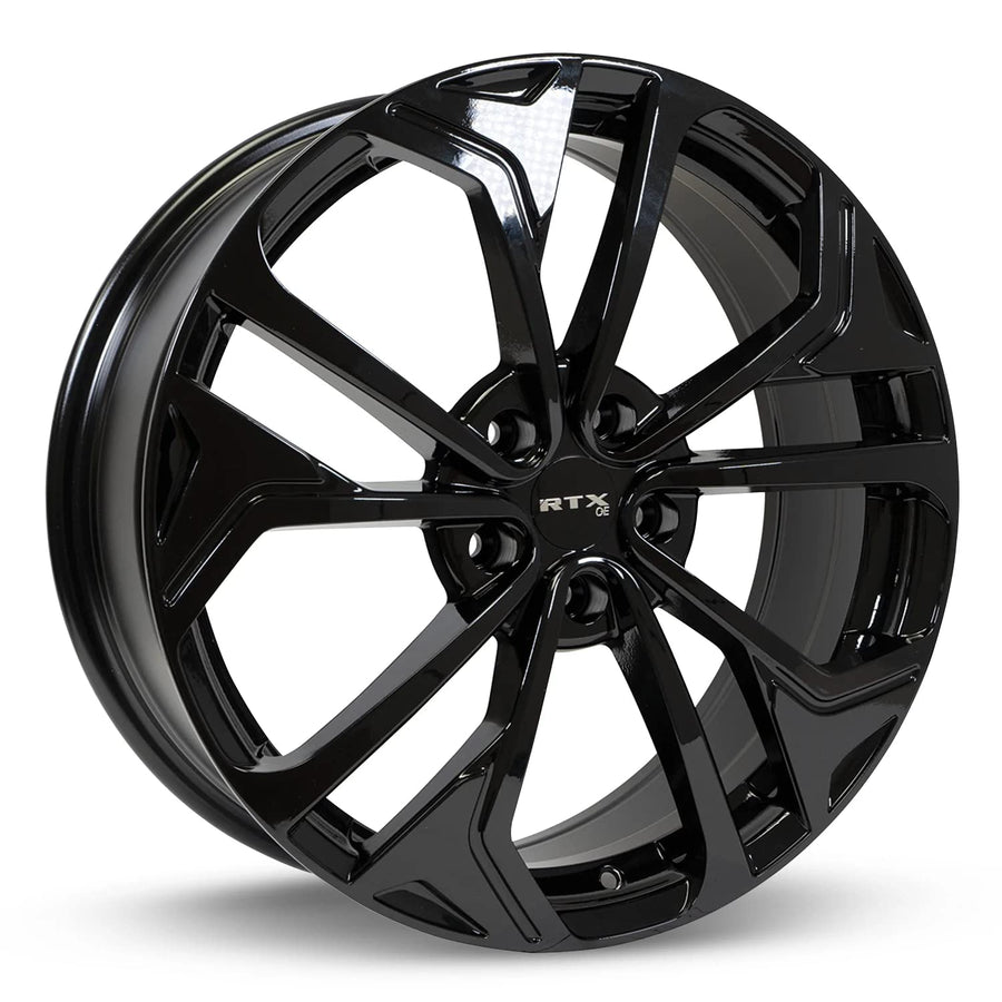 Custom RTX Wheel - 17x7, 40 Offset, 5x114.3 Bolt Pattern, 67.1mm Hub - Gloss Black Rim