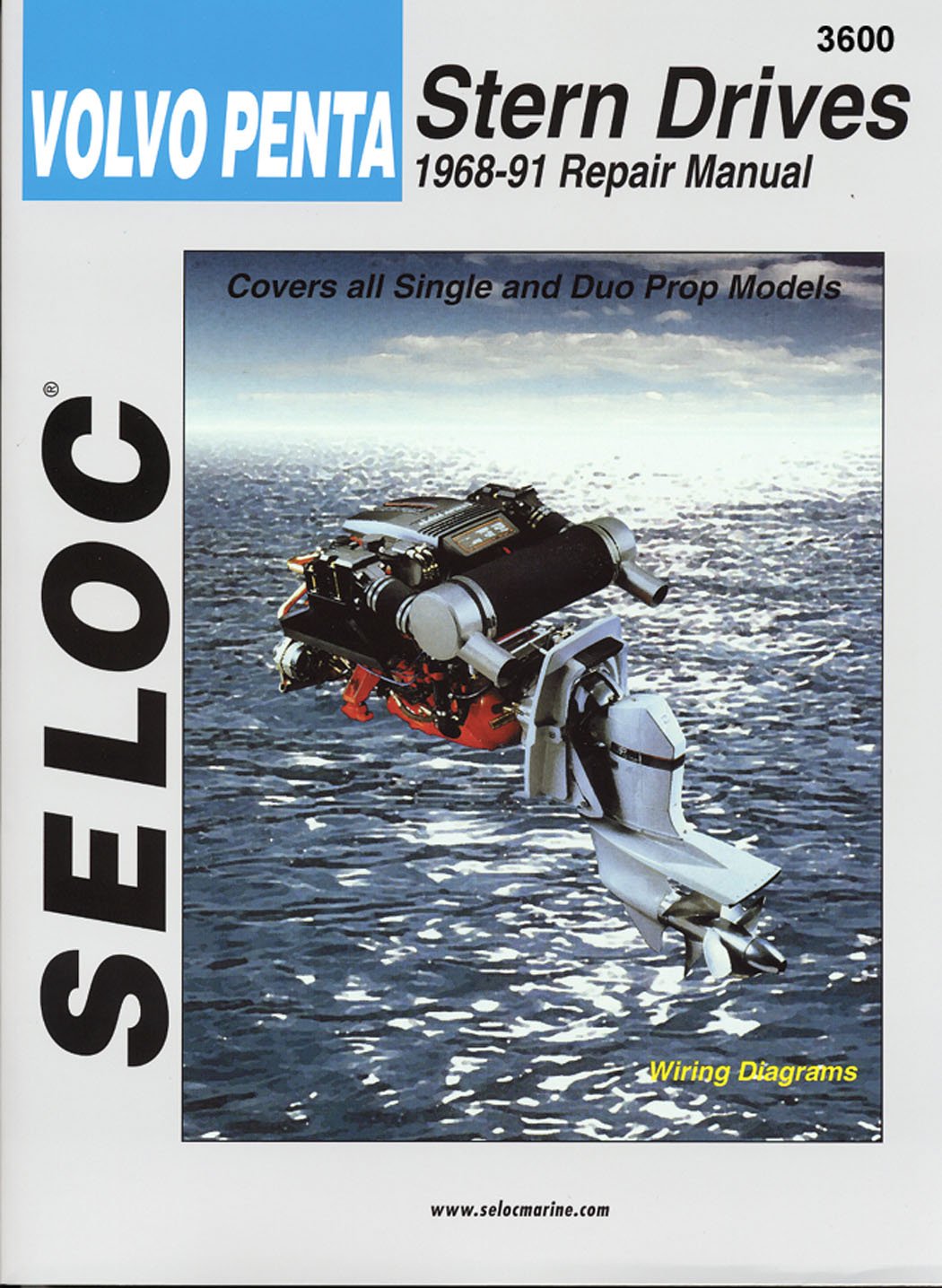 Sierra International 18-03600 Seloc Manual Volvo/Penta Stern Drives Repair 1968-1991 Single & Duo Prop Model