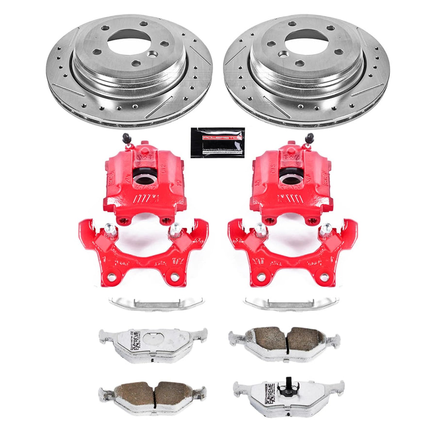 Power Stop Rear KC5225-36 Z36 Truck and Tow Brake Kit with Calipers For Chevrolet Silverado 1500 HD 2005, GMC Sierra 1500 HD 2005 [Model Specific]