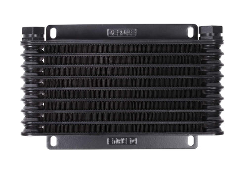 9000 Series Derale Fluid Cooler, 9.75 x 6.25 x 1.25 in, Plate and Fin Type, 1/2 in NPT Female Inlet/Outlet, Aluminum, Black Anodized, Automatic Transmission, Kit