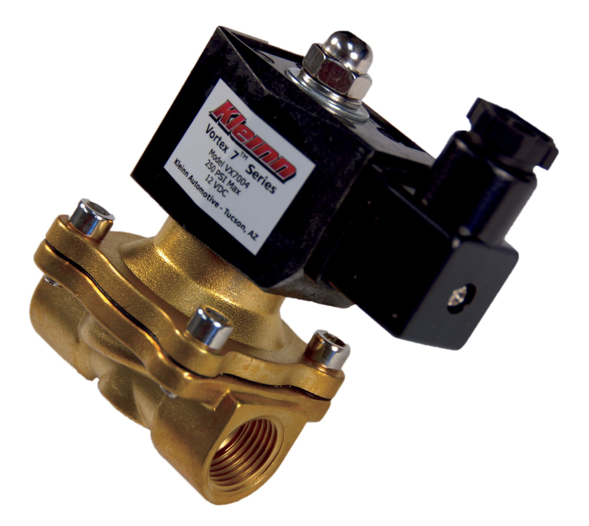 VX7004 Kleinn Air Horns 7 1/2" Vortex 12V Brass Air Valve