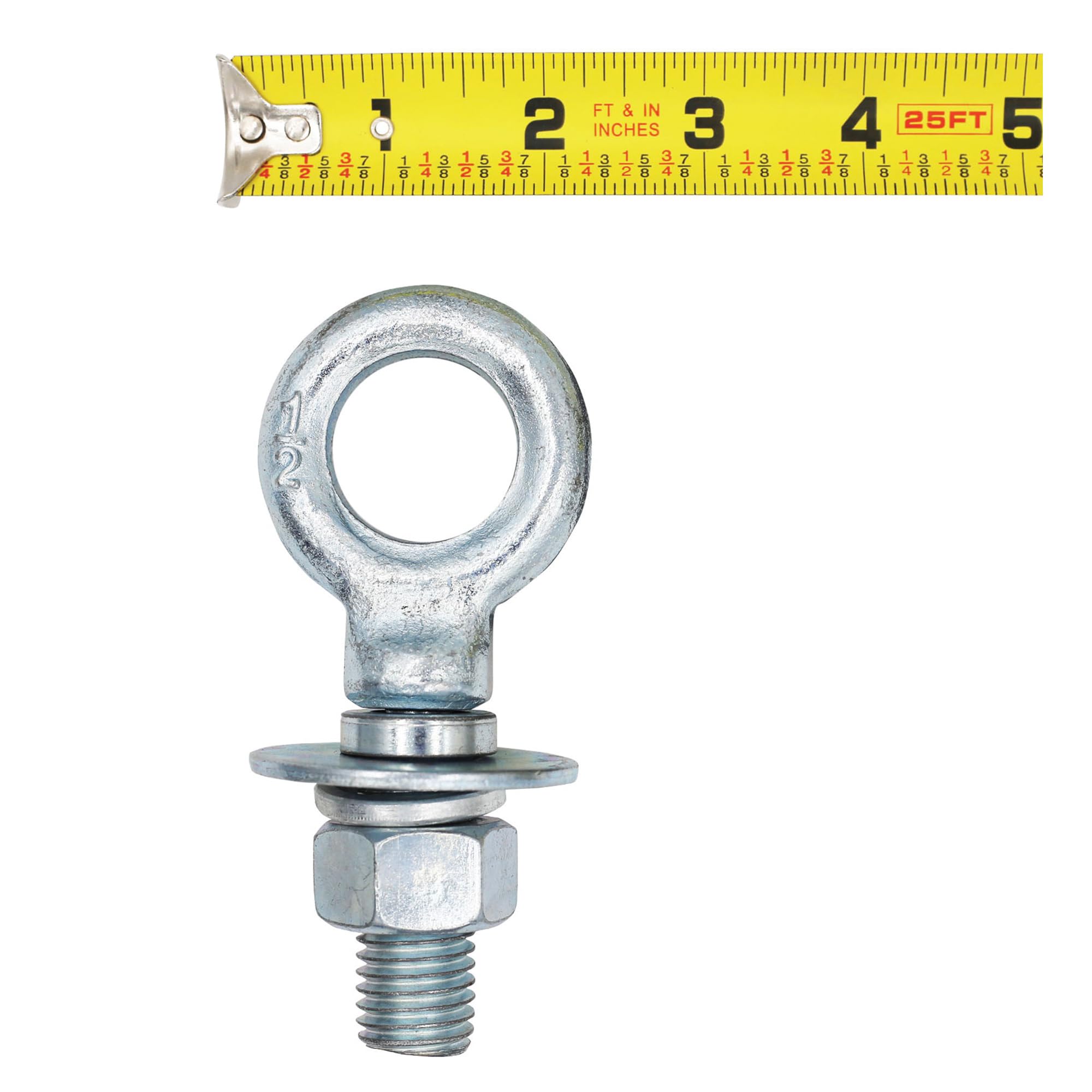 Forged Standard Duty Bed Bolts, 1/2" Eyelet Hole, 2,600 lb 2 Pk