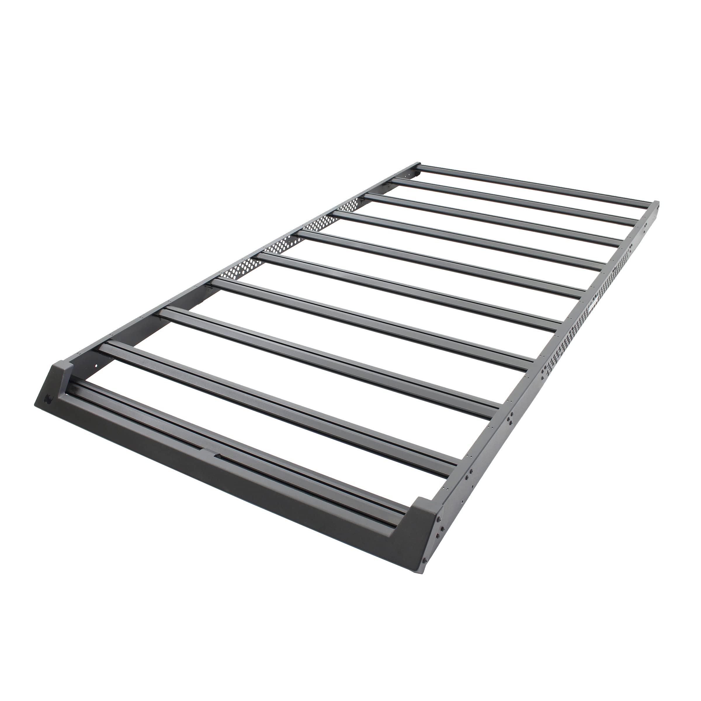 Ceros Go Rhino Low Profile Roof Rack | Aluminum, Textured Black | 5933001T | Fits 2010 - 2023 Toyota 4Runner