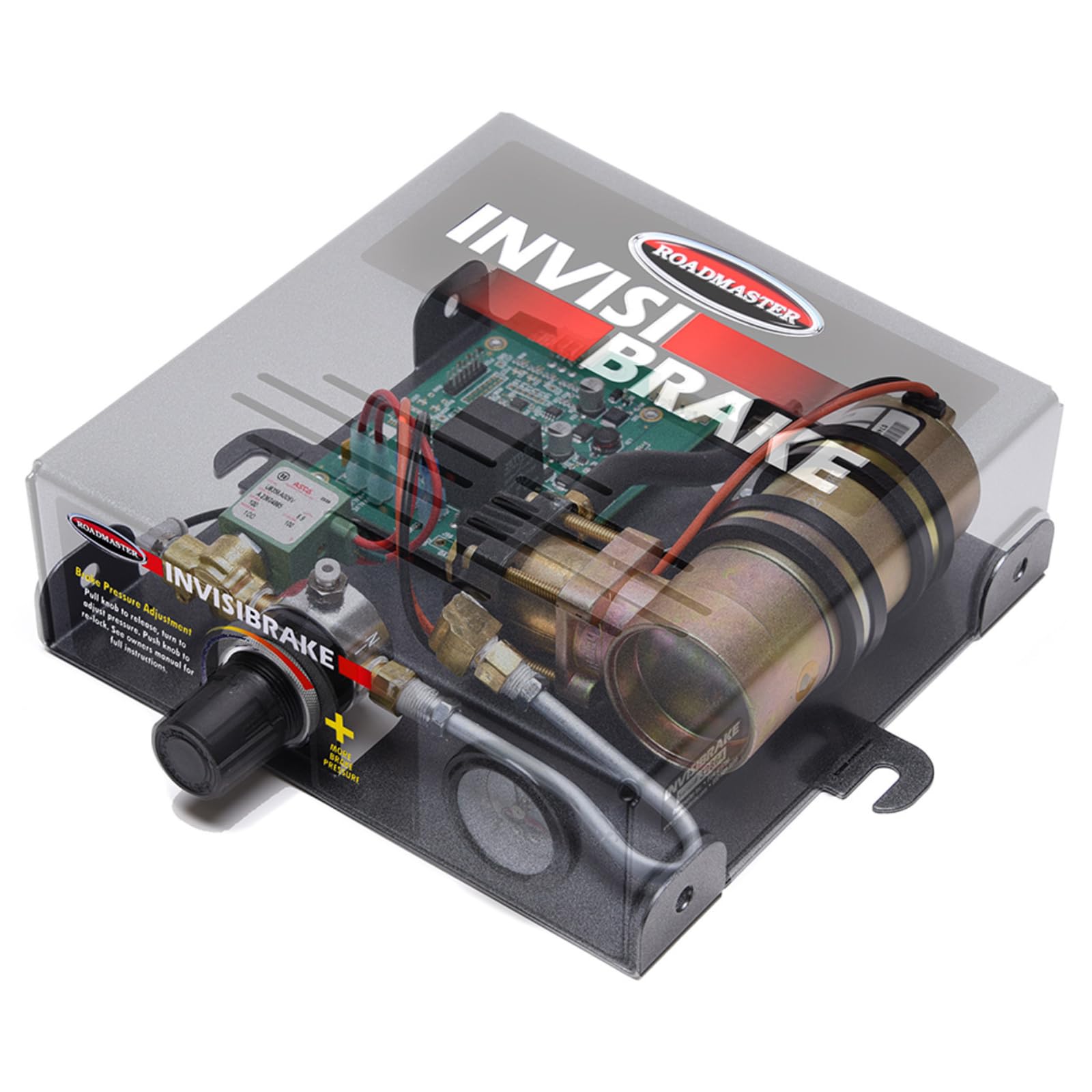 Invisibrake Roadmaster 8700 Support Braking System with Emergency Breakaway System fits Towed Vehicles with Vacuum-Powered Brakes | 5-100 PSI Brake Pressure | Made in the USA