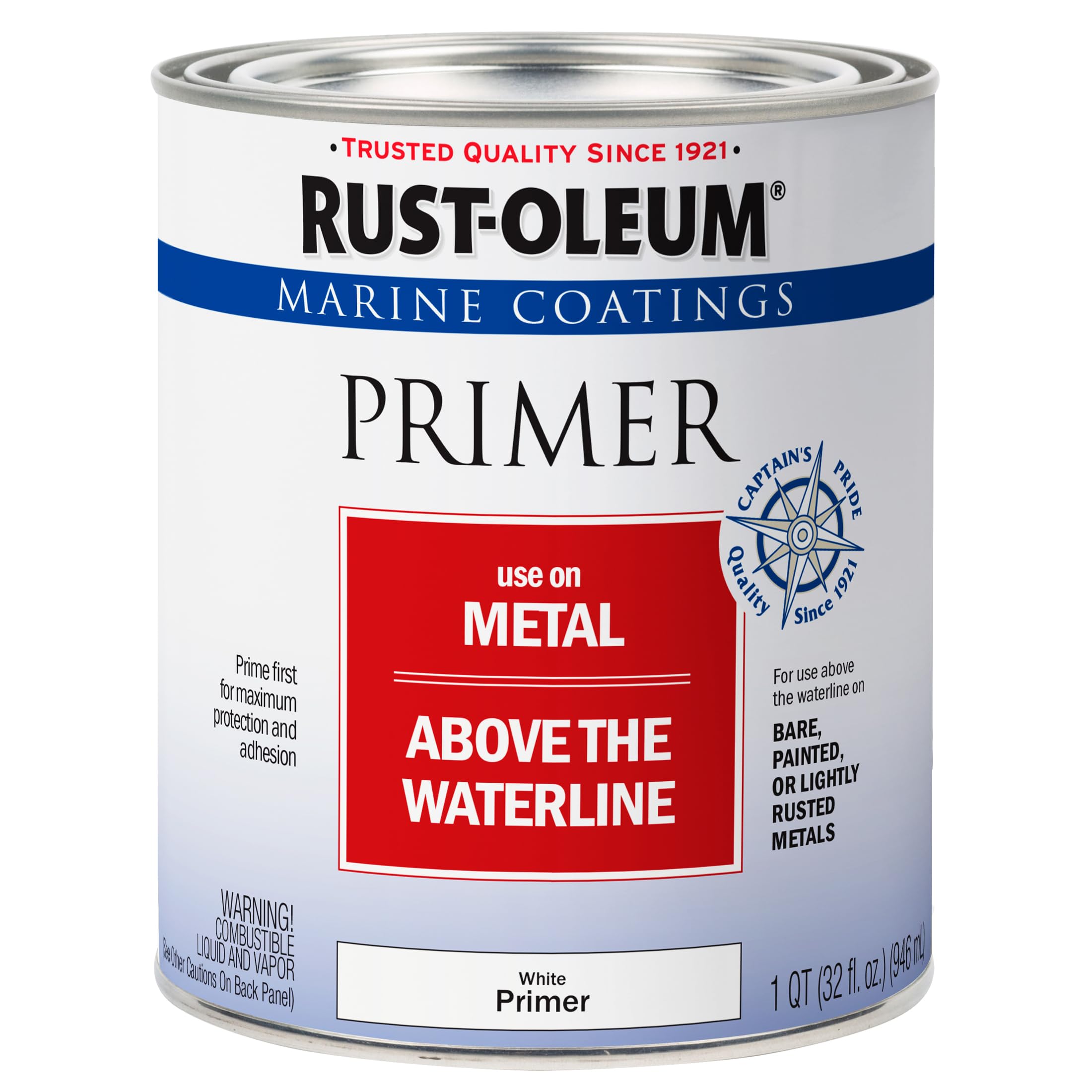 Marine Rust-Oleum Metal Primer, Quart, Red