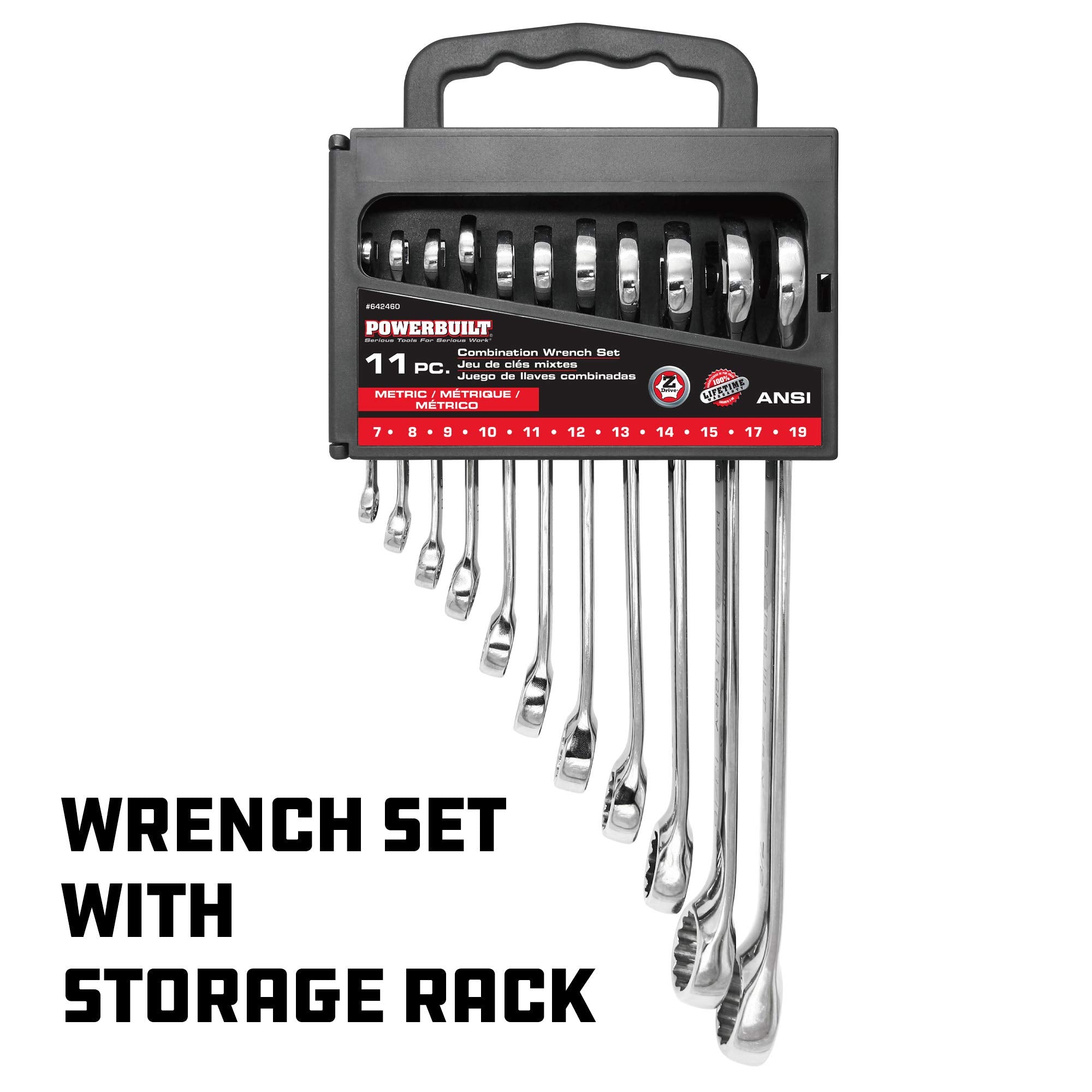 642460 mm Alltrade Combination Wrench Set (FP), 11 Piece