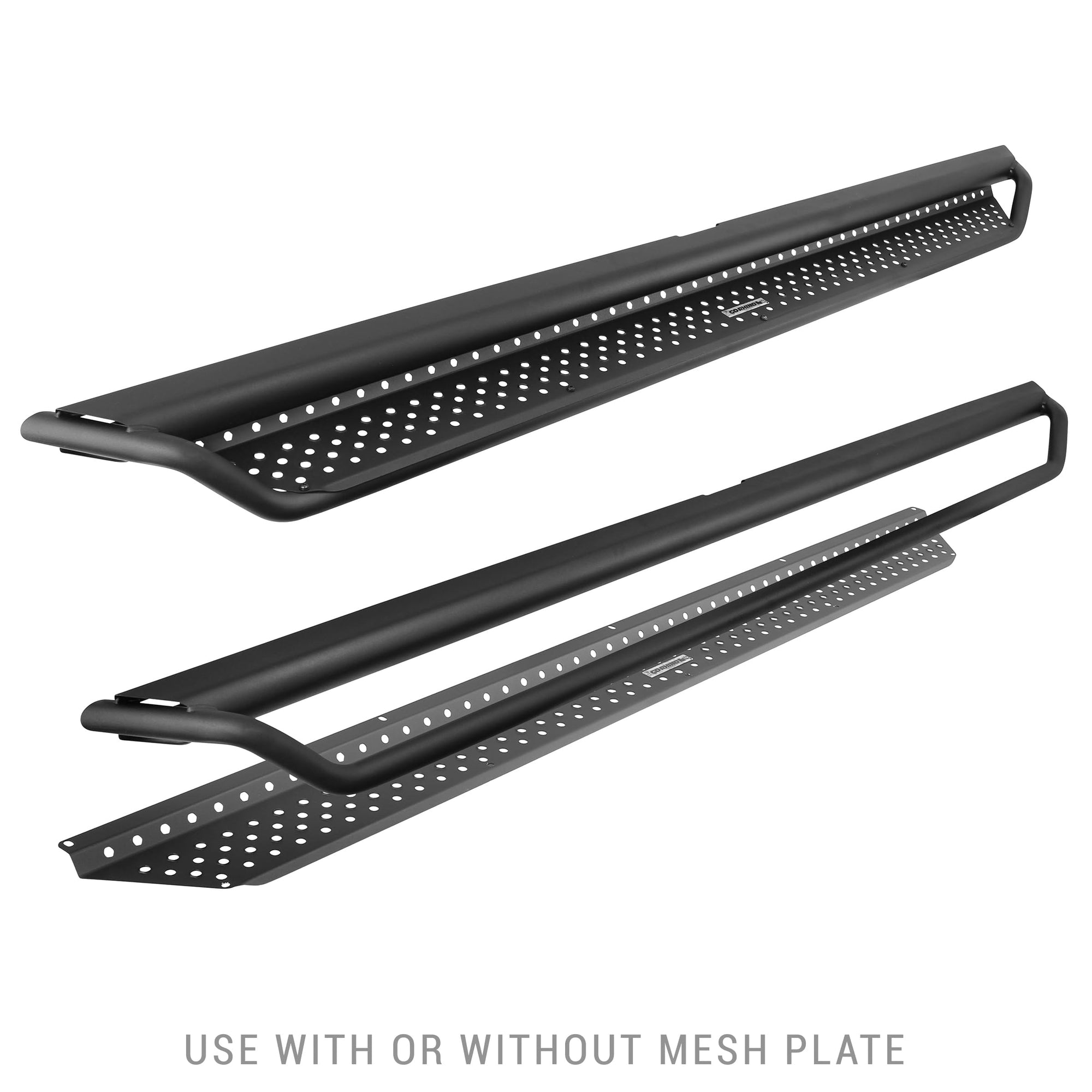 Dominator Xtreme D1 Sidestep & Brackets Go Rhino | D14205T | Fits 2009 - 2014 Ram & Dodge Ram 1500 Crew Cab; 2010 - 2024 Ram 2500, 3500 Crew Cab; 2019 - 2023 Ram 1500 Classic Crew Cab