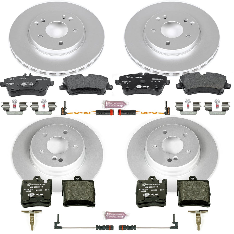 Euro-Stop Brake Kit Power Stop ESK6745 For Mercedes-Benz C240 2003-2005 [Model Specific]