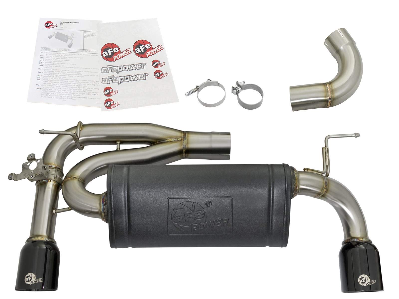 MACH Force-Xp aFe Power 49-36336-B Axle-Back Exhaust System