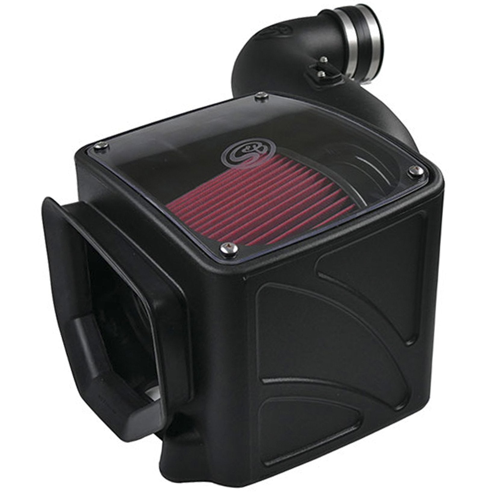Cold Air Intake S&B Filters 75-5091 For 2007-2010 Chevy/GMC Duramax 6.6L (Oiled Cleanable, 8-ply Cotton Filter)