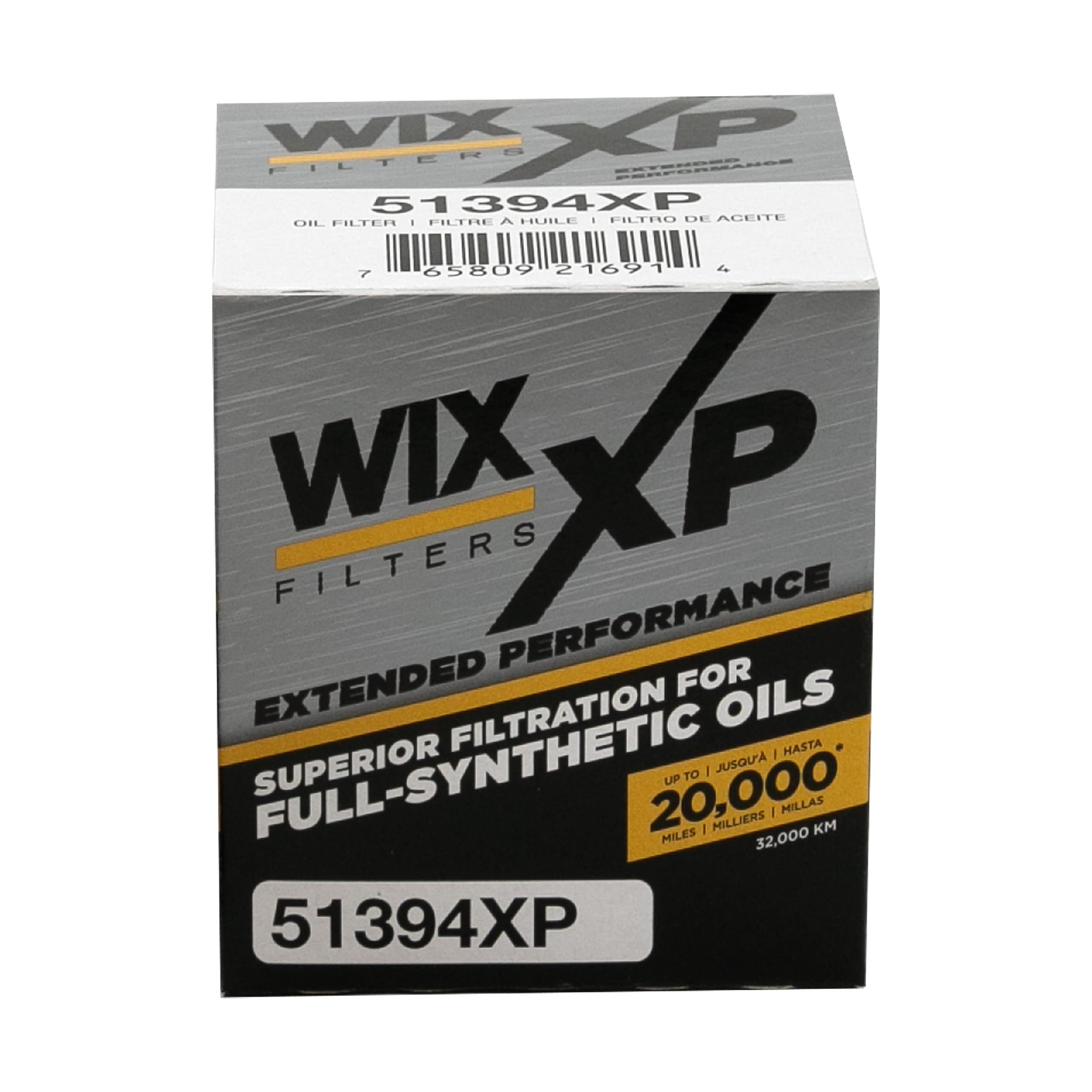 WIX XP 51394XP Oil Filter Replacement, Built for Synthetic Oil - Compatible With GM (85-09), Daihatsu (88-92), Infiniti (91-96), Nissan (91-95), Toyota (80-15), Scion (04-09), Pontiac Vibe (03-10)