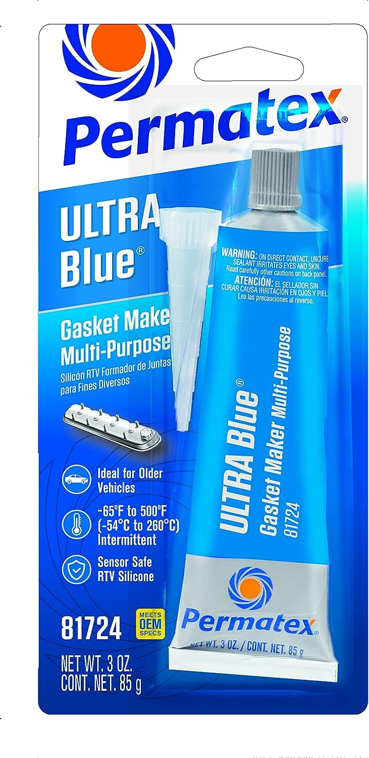 Ultra Blue RTV Silicone Gasket Maker Permatex 81724 3.35 Oz