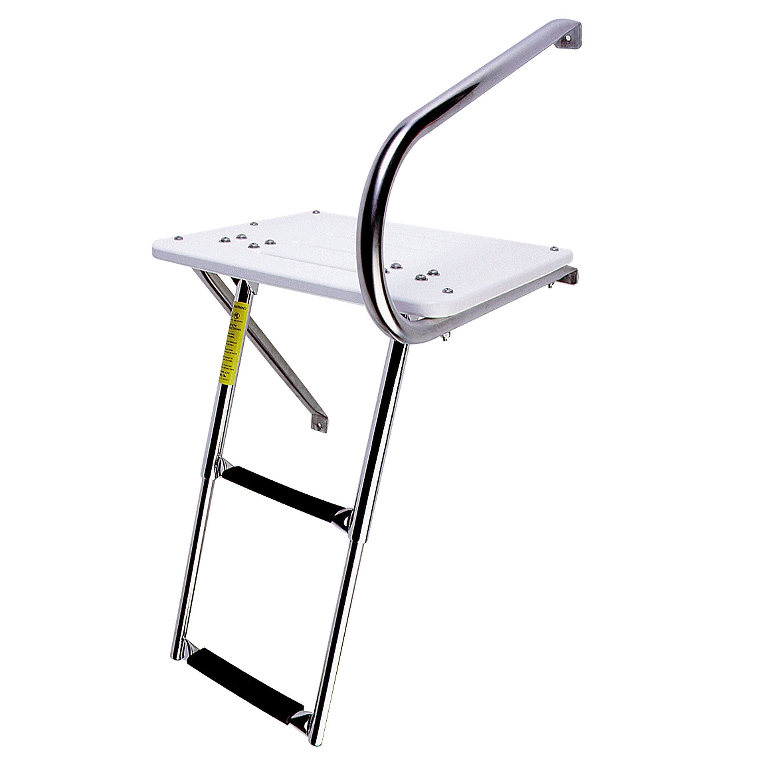 Eez-In/Garelick 19536:01 Combo Outboard Transom Platform/Telescopic Ladder