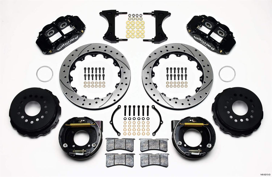 Rear P-Brk Kit, FNSL4R, 12.88" Drilled