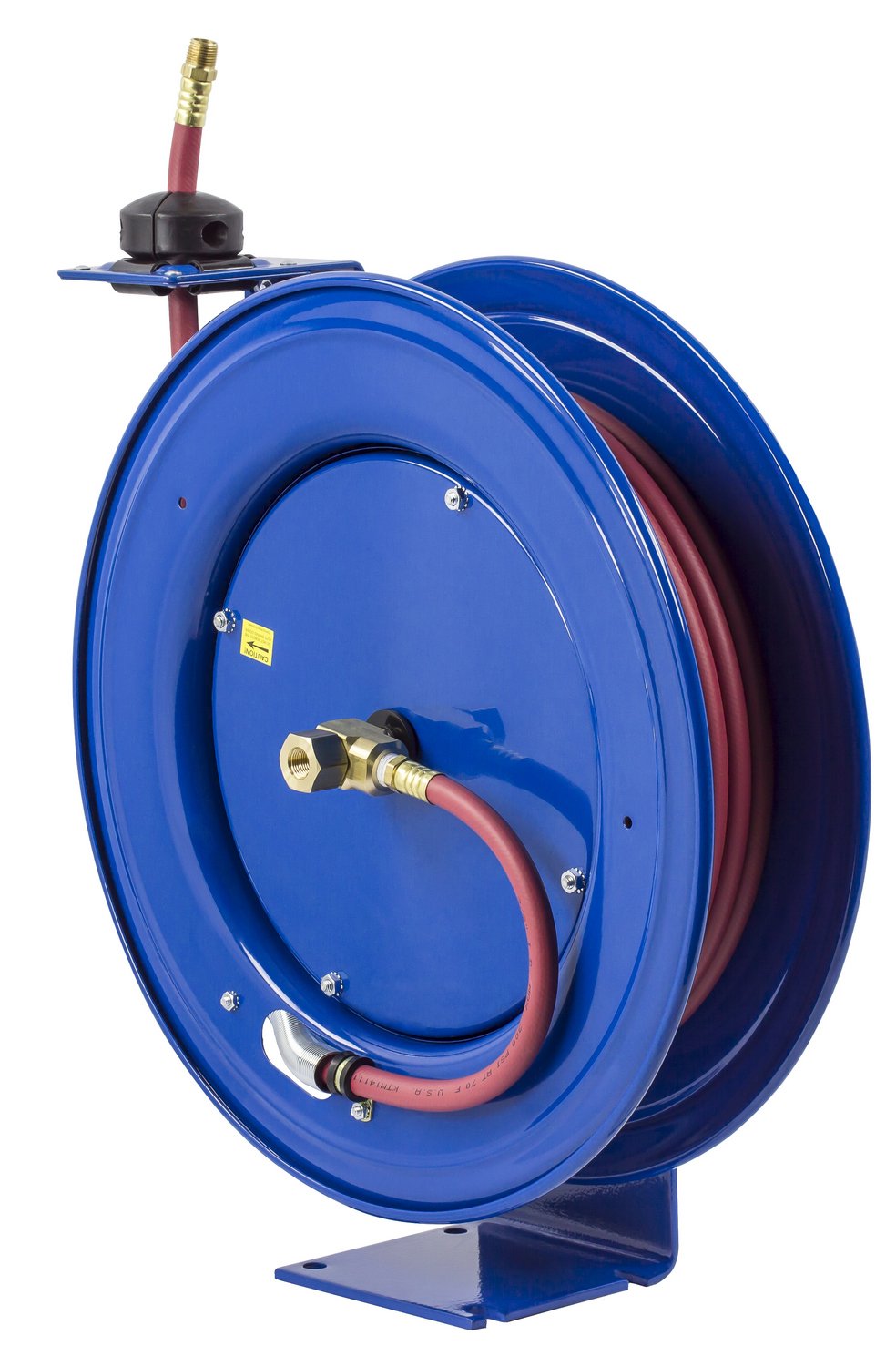Coxreels Heavy-Duty SH-N-350 Self-Retracting Air/Water Hose Reels, 3/8" Hose ID, 50' Length