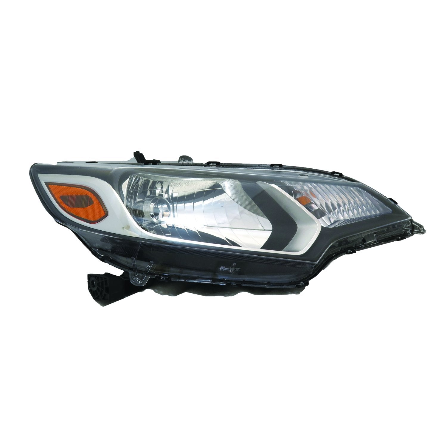 Right TYC Headlight Assembly Compatible with 2015-2017 Honda FIT