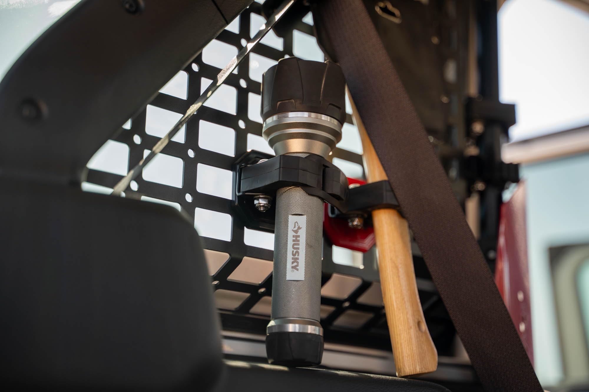 DV8 Offroad Molle Panel Quick Release Tool Mounts | Secures Your Tools & Accessories | Rotates for Endless Mounting Positions | 3 Color Varieties | Sold as a Pair (Black)