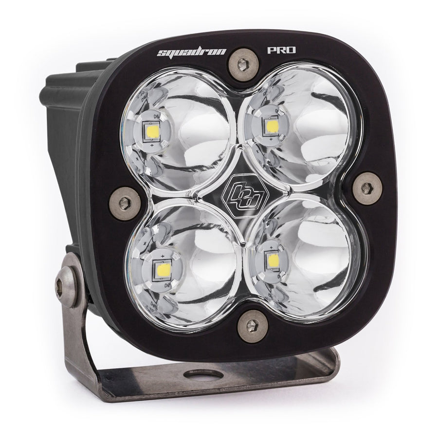 Baja Designs Black Squadron Pro LED Light Pod (Spot; Clear)