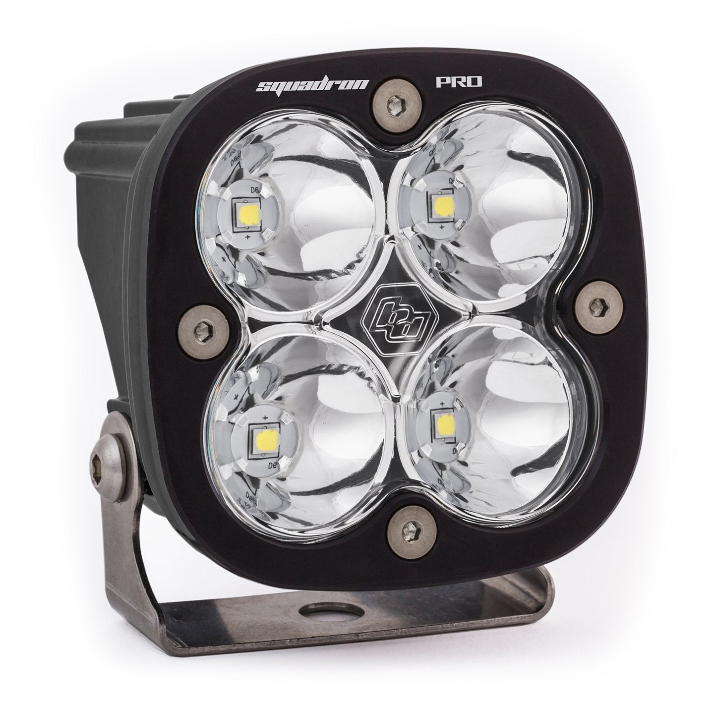 Baja Designs Black Squadron Pro LED Light Pod (Spot; Clear)