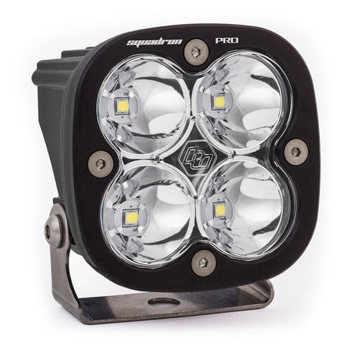 Baja Designs Black Squadron Pro LED Light Pod (Spot; Clear)