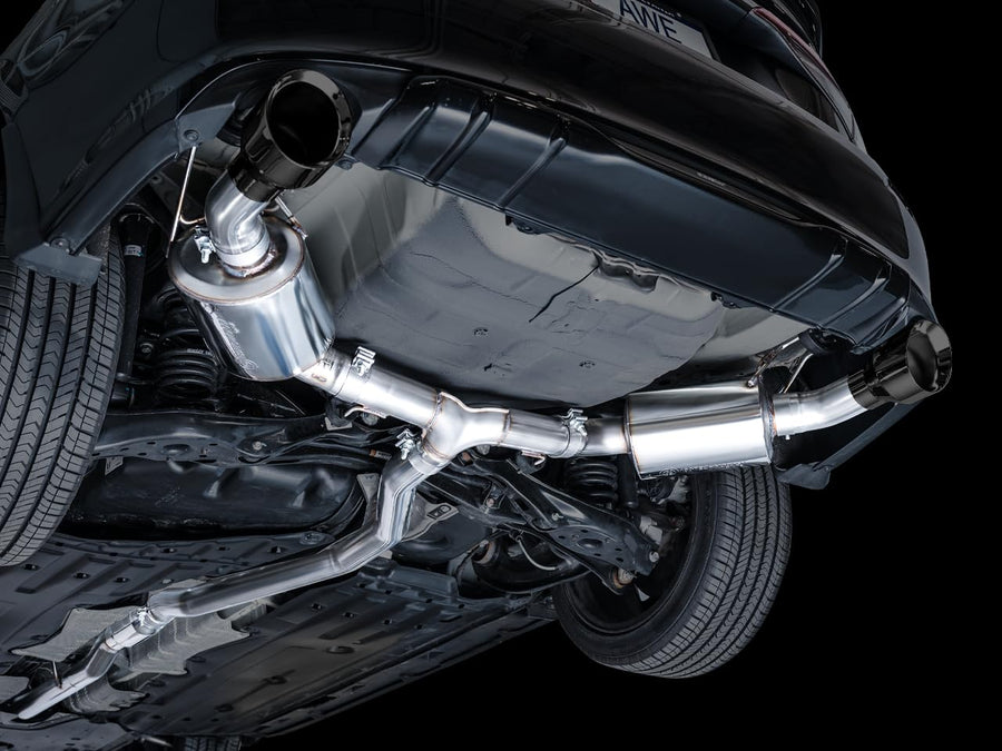 22+ Honda Civic Si/Acura Integra AWE Tuning Touring Edition Catback Exhaust - Dual Diamond Black Tip