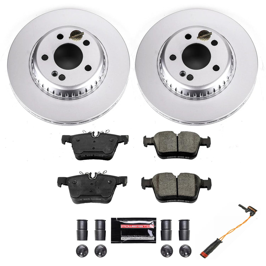 Rear Power Stop CRK7183 Geomet® Coated Brake Kit