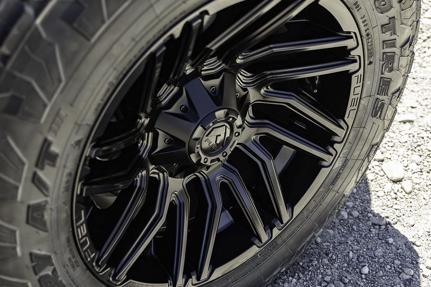 20x9 D775 TYPHOON, Bolt Pattern: 5x5.5/150, Offset: 1, MATTE BLACK, set of 1