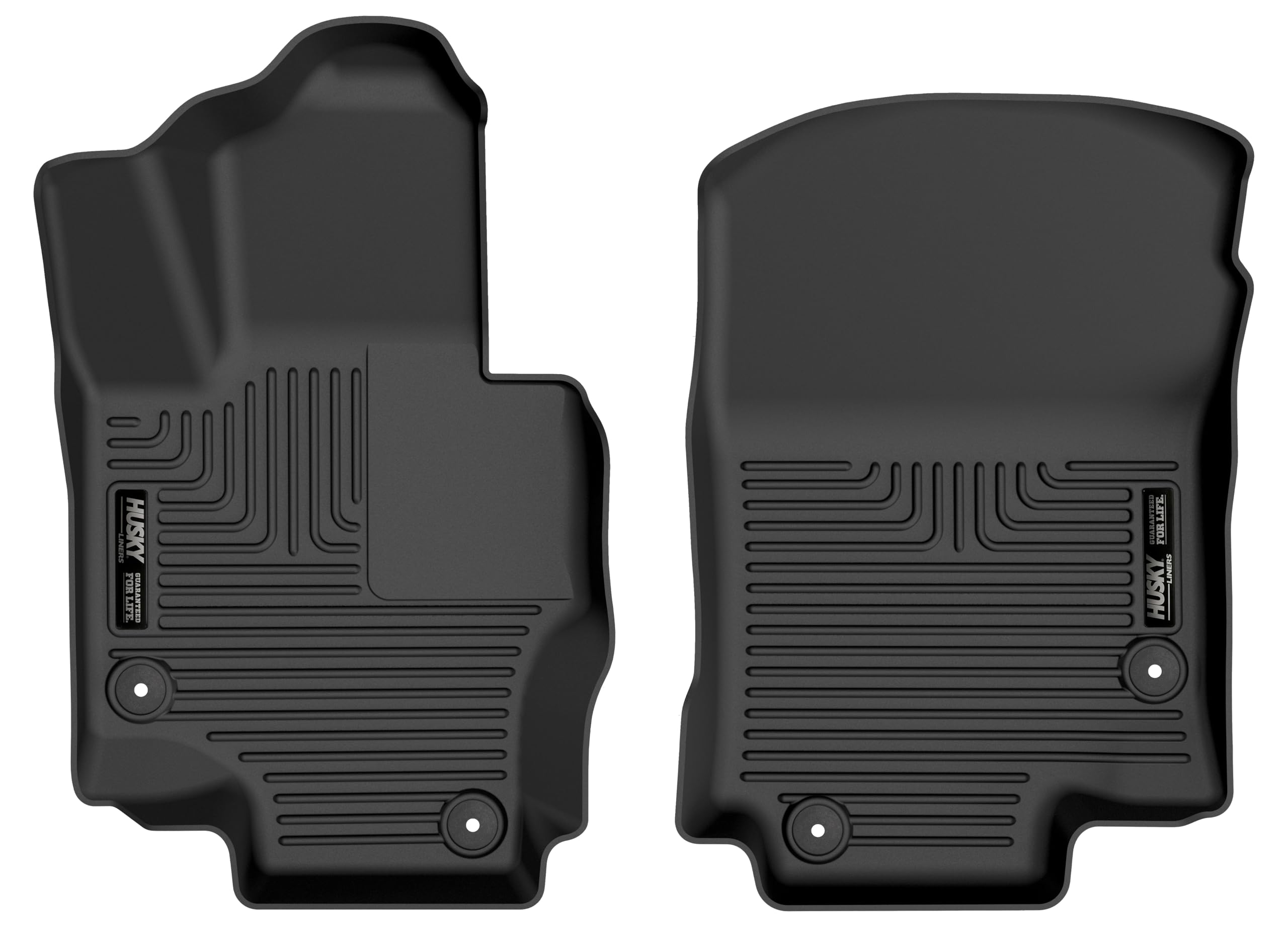 Husky Liners Floor Mats X-act Contour | Fits 2020-2025 Mercedes-Benz GLE450, GLS450, GLE63 AMG S; 2022-2025 GLE350 | Front Row, 2-pc Black - 50981