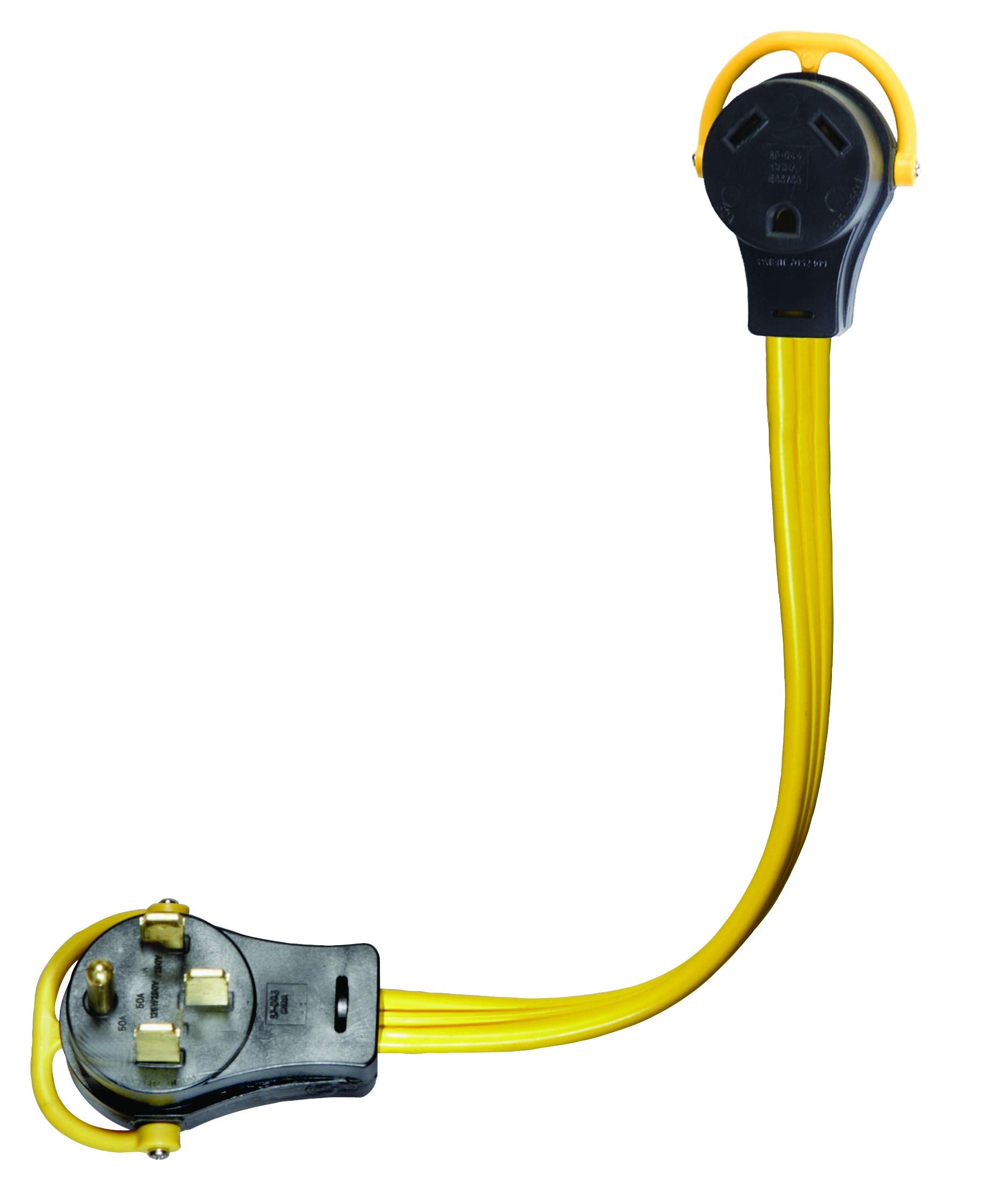 Arcon 18 in. 30 A Female - 50 A Male Flat Wire Pigtail Adapter ARC-14368