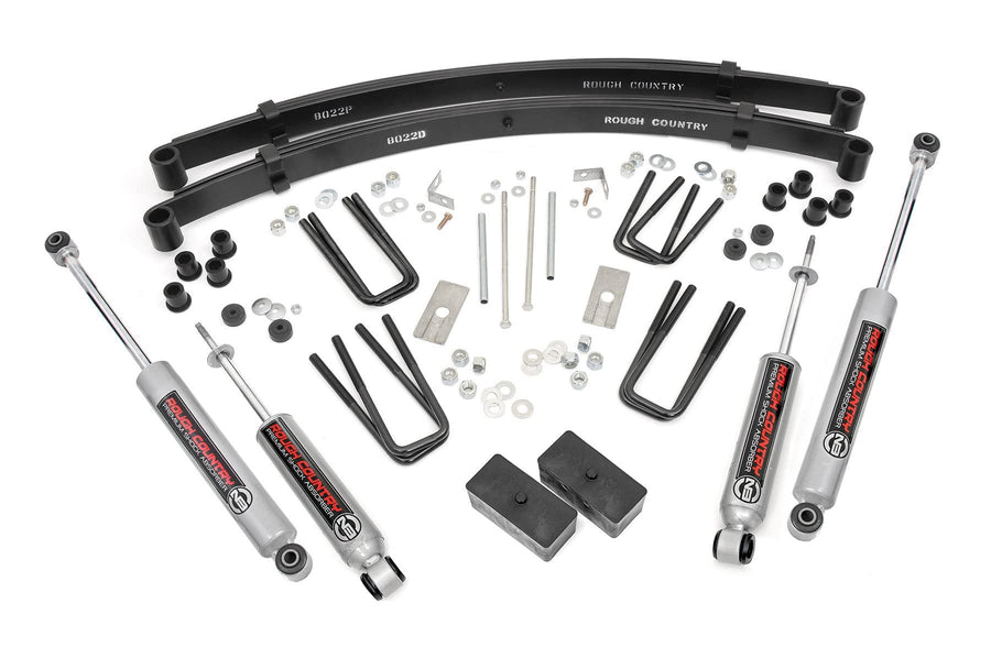 3" Rough Country Suspension Lift Kit for 1979-1983 Toyota Pickup 4WD - 700N3
