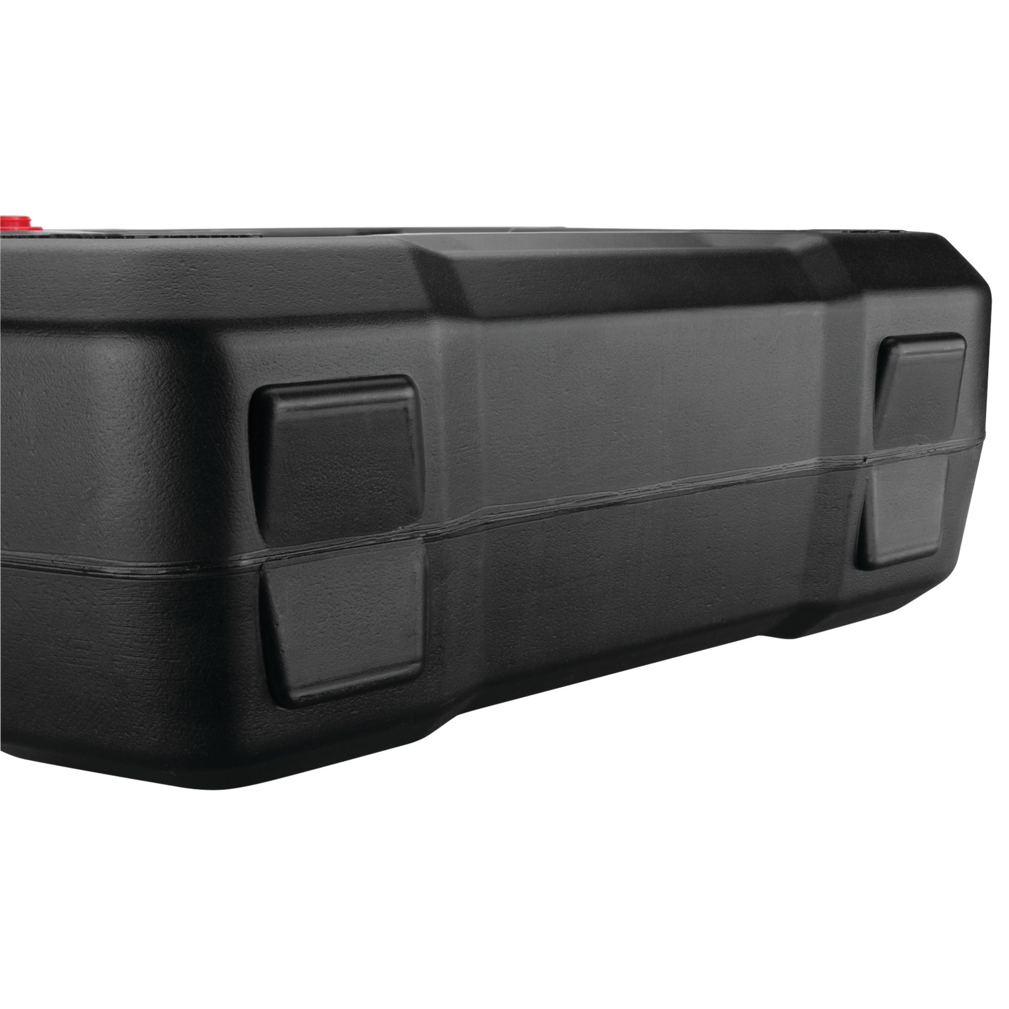 10-Quart Performance Tool W4076 Oil Drain Container, Deep Drain Well, Integrated Handle, Sealing Rubber Gaskets, Black