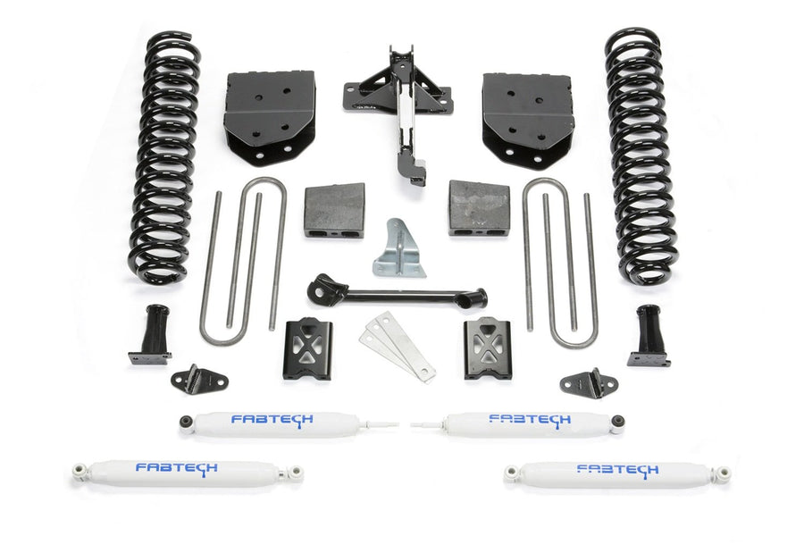 Fabtech K2010 Lift System Basic w/Shocks w/Performance Shocks 6 in. Lift Basic