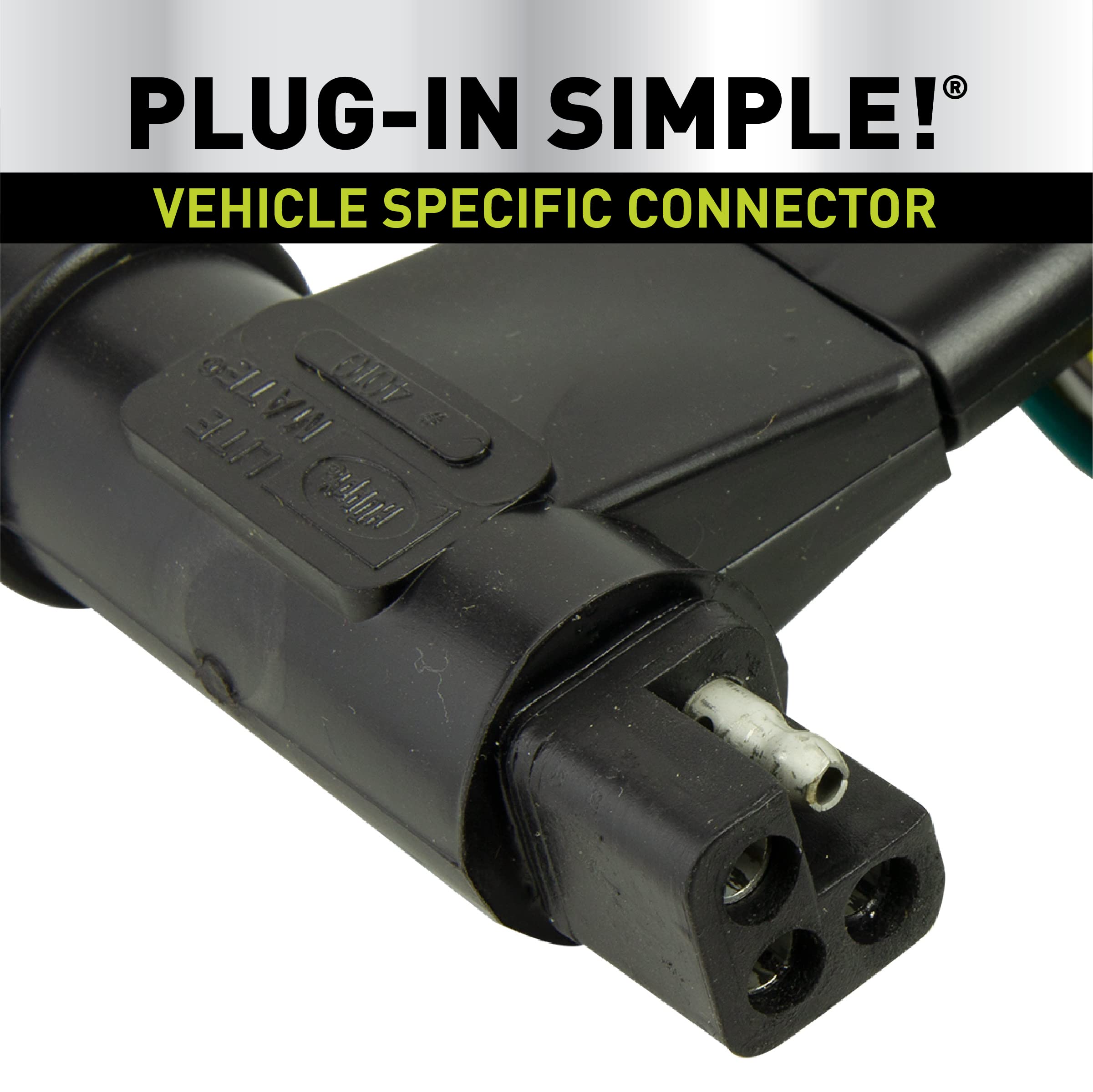 Plug-In Hopkins Towing Solutions Simple Vehicle Wiring Kit 11140105
