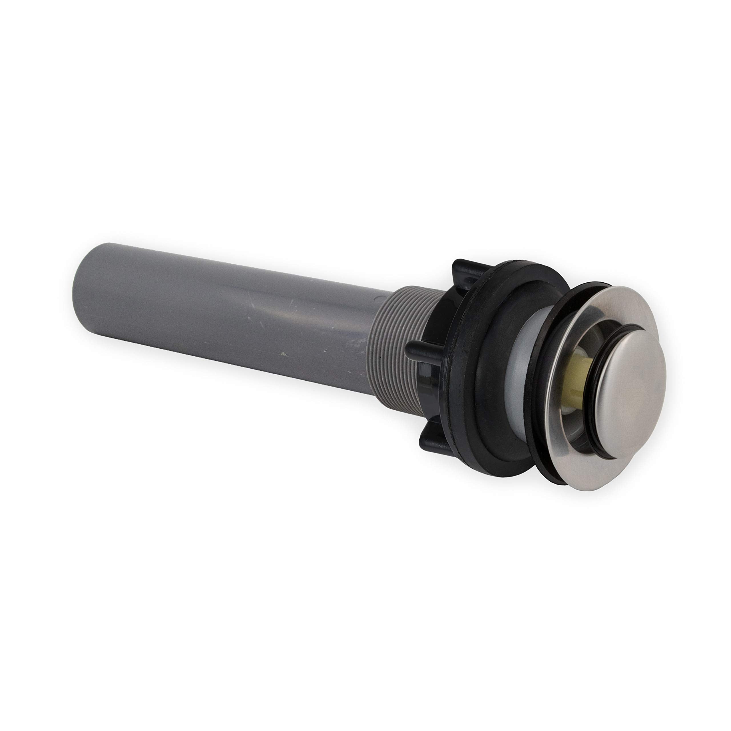 Dura Faucet Bathroom Sink Universal RV Pop-Up with No Overflow (Brushed Satin Nickel)