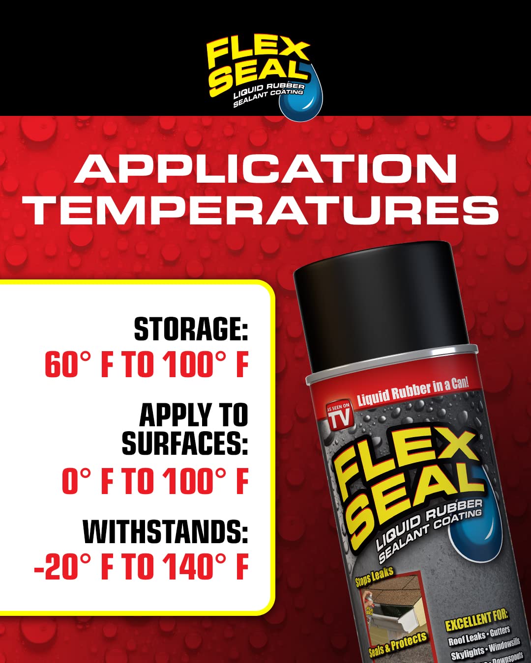 Flex Seal Mini, 3-Pack, Black, Waterproof Rubber Spray On Sealant Coating, Stop Leaks Instantly, Travel Size, Perfect for Gutters, Wood, RV, Campers, Roof Repair, Skylights, Windows, and More