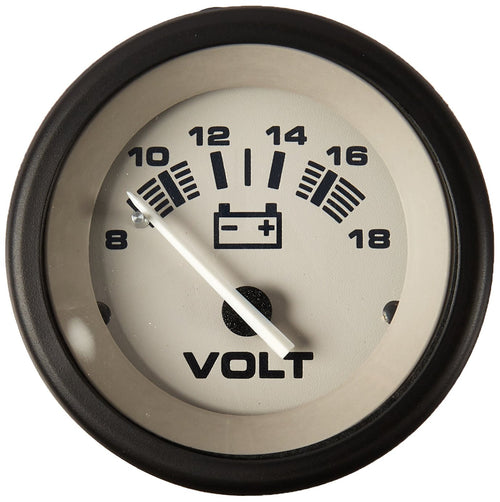 61548P Sierra International Driftwood 8 to 18 Vdc Dial Range Scratch Resistant System Voltmeter, 2"