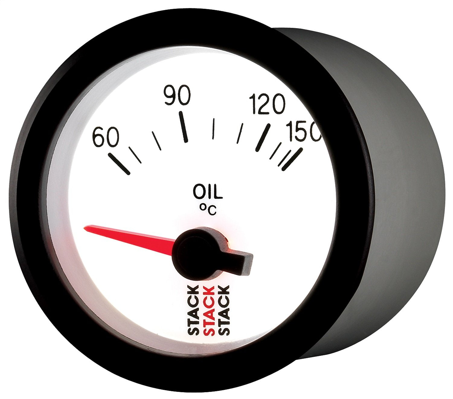 AutoMeter Gauge ST3259, Oil Temp, Electric, 52Mm, Wht, 60-150ºc, M10 Male