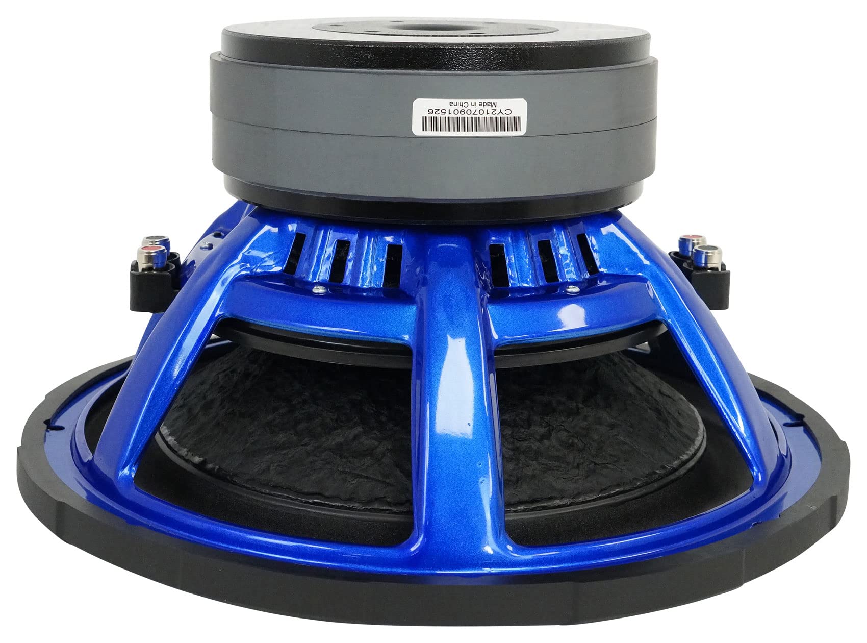 MOFOS-12D2 Power Acoustik 12" Dual 2 Ω 1200W RMS Subwoofer, Black
