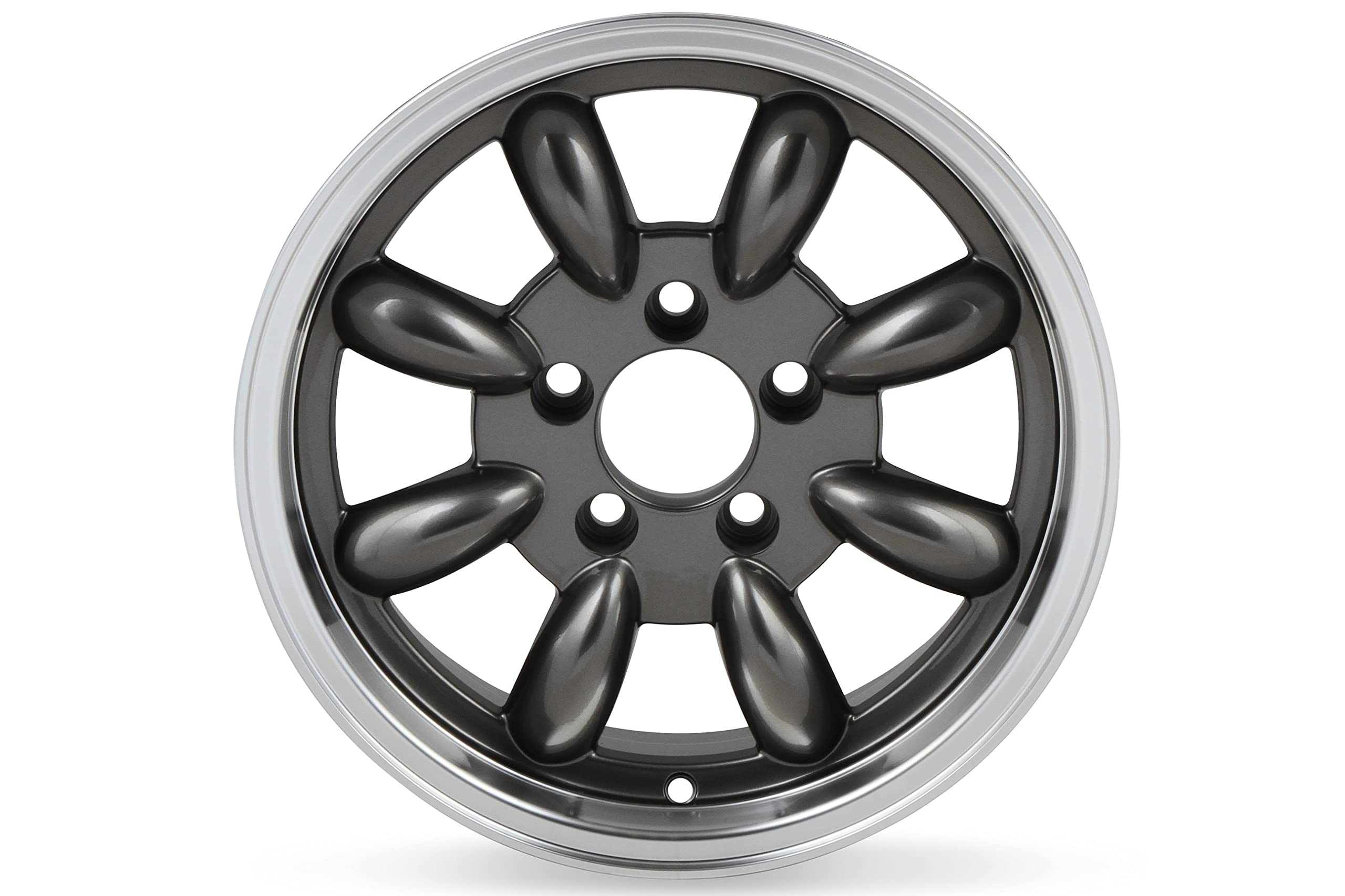 T/A Legendary Wheels 8-Spoke - 17 x 8 in. - 5 x 4.5-4.75 bs - Charcoal
