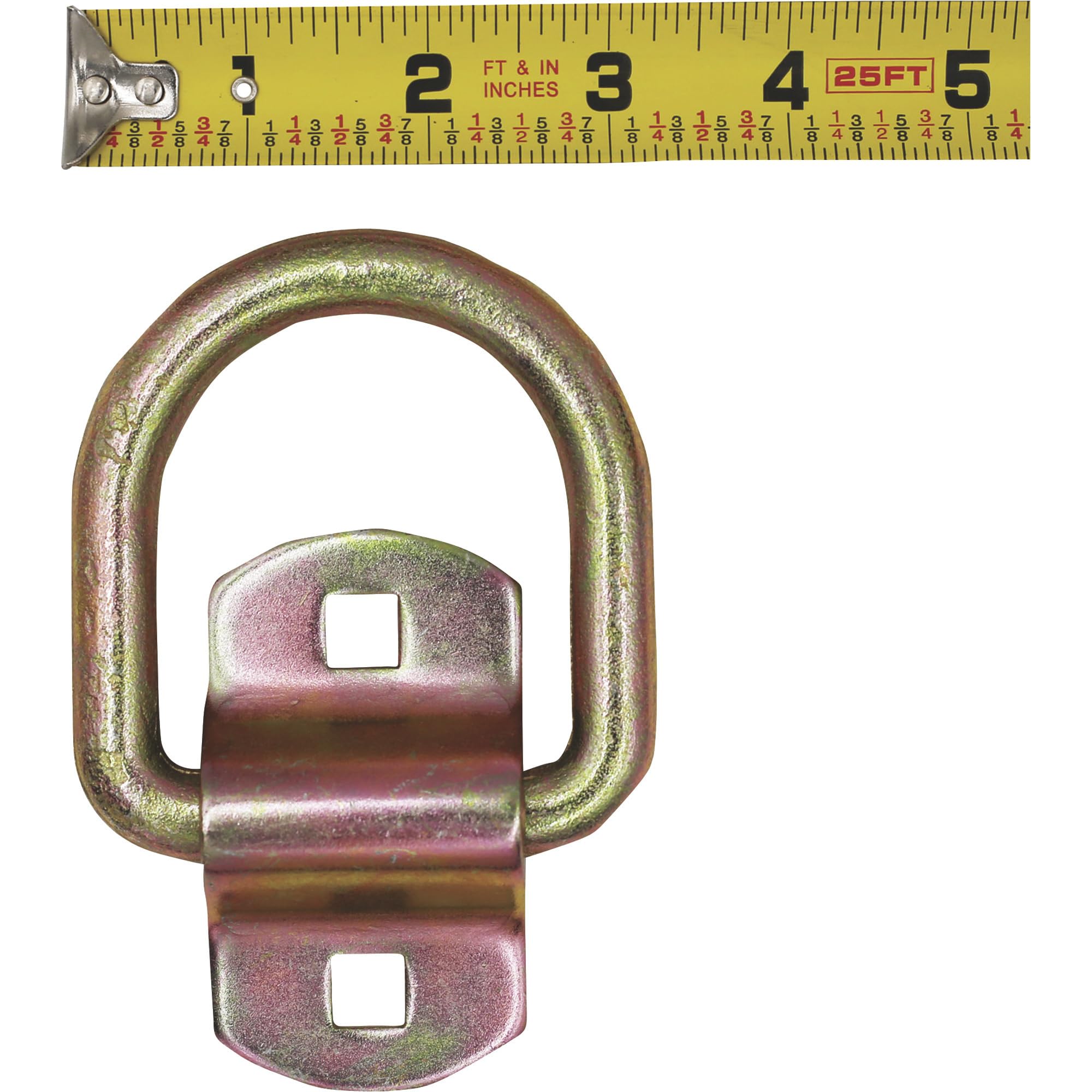 Locking Heavy Duty Anti-Rattle D-Ring, 4 7/8" x 3 1/2" 11,000 lb 1 Pk