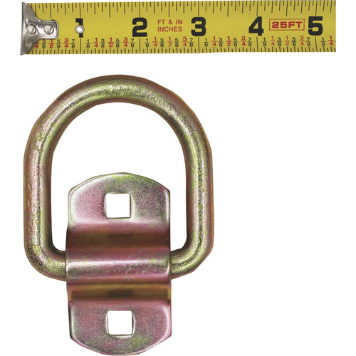 Locking Heavy Duty Anti-Rattle D-Ring, 4 7/8" x 3 1/2" 11,000 lb 1 Pk