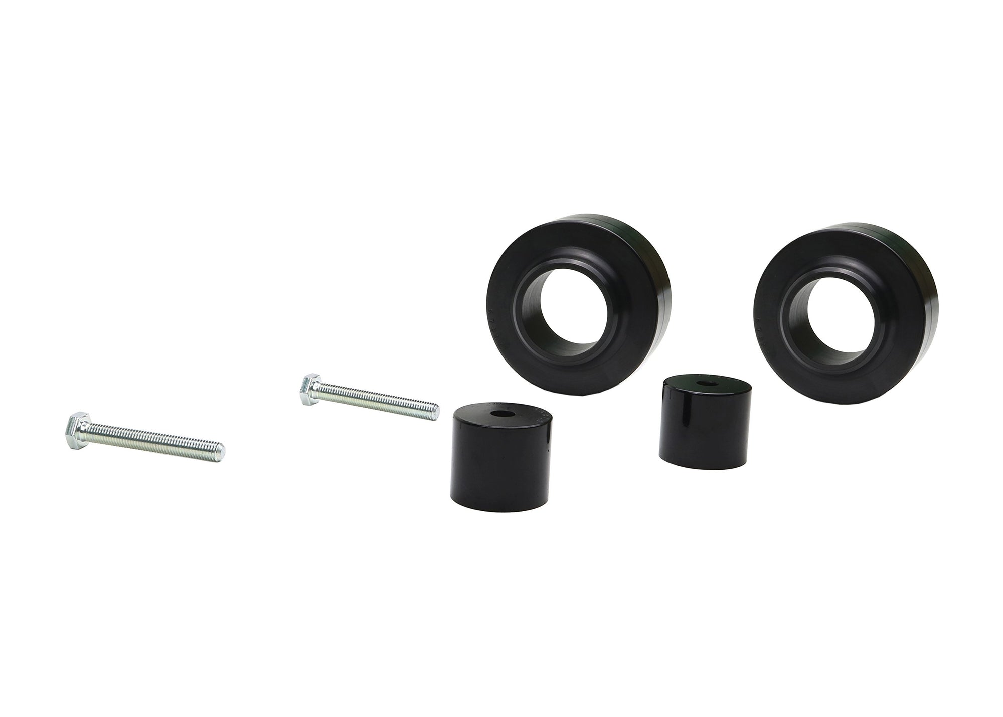 Black Coil Spring Lift Isolator Bushing Nolathane REV174.0008 (Front)