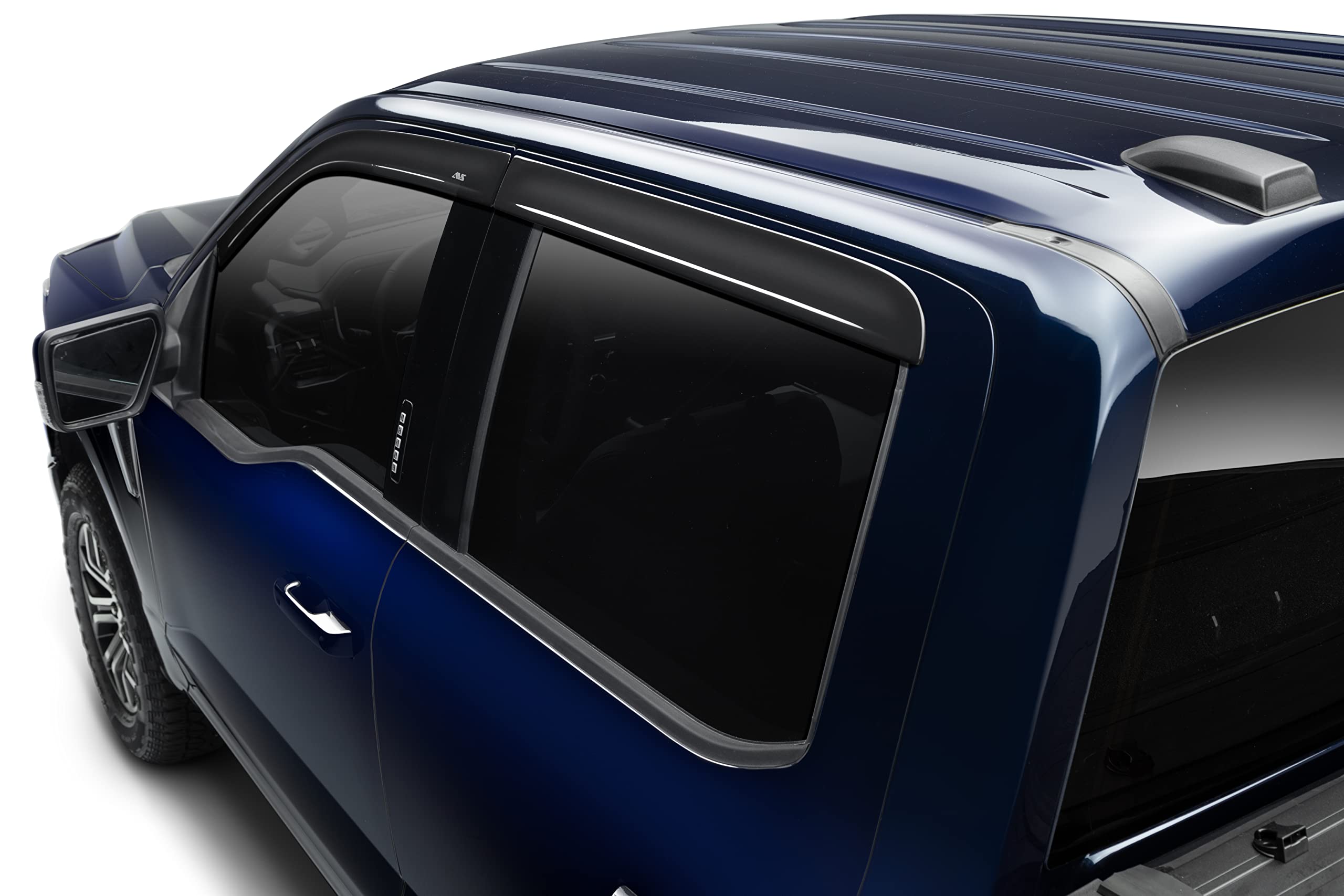 Low Profile Auto Ventshade [AVS] Rain Guards for 2020 - 2025 Ford Escape | Window Vent Visors, 4 pcs. - Dark Smoke | 894089