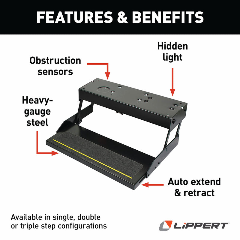 28 Series Kwikee Step Assembly with Logic Control Unit and No Switch Kit