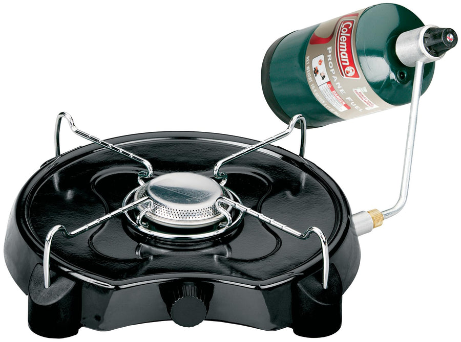 Coleman 7,500 BTU PowerPack Propane Camping Stove, Portable Adjustable Burner with Precise Temperature Control Fits 12-Inch Pan, Great for Camping, Hunting, Backpacking, Tailgating, & More